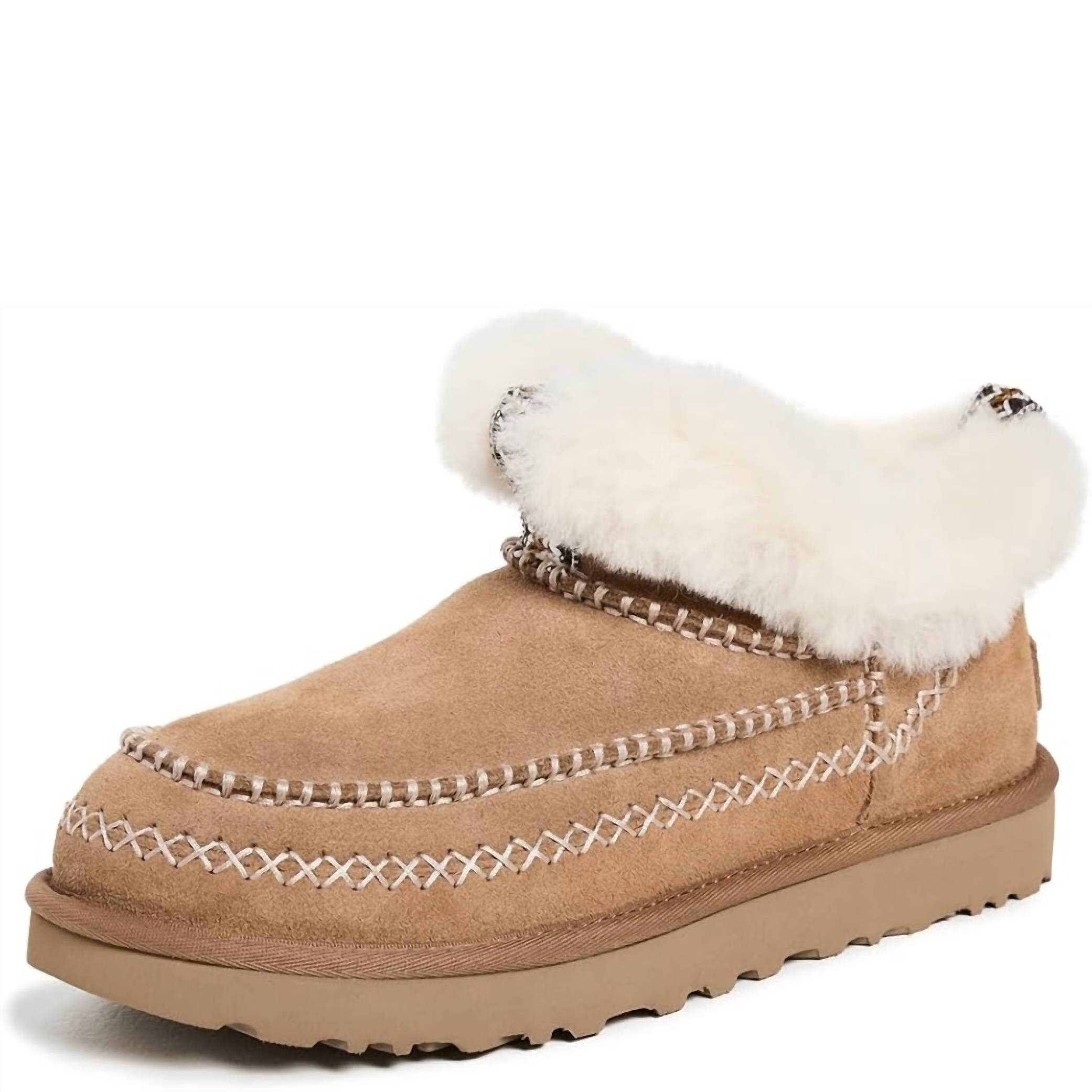 New Ugg Women's Classic Mini Alpine Clogs In Chestnut